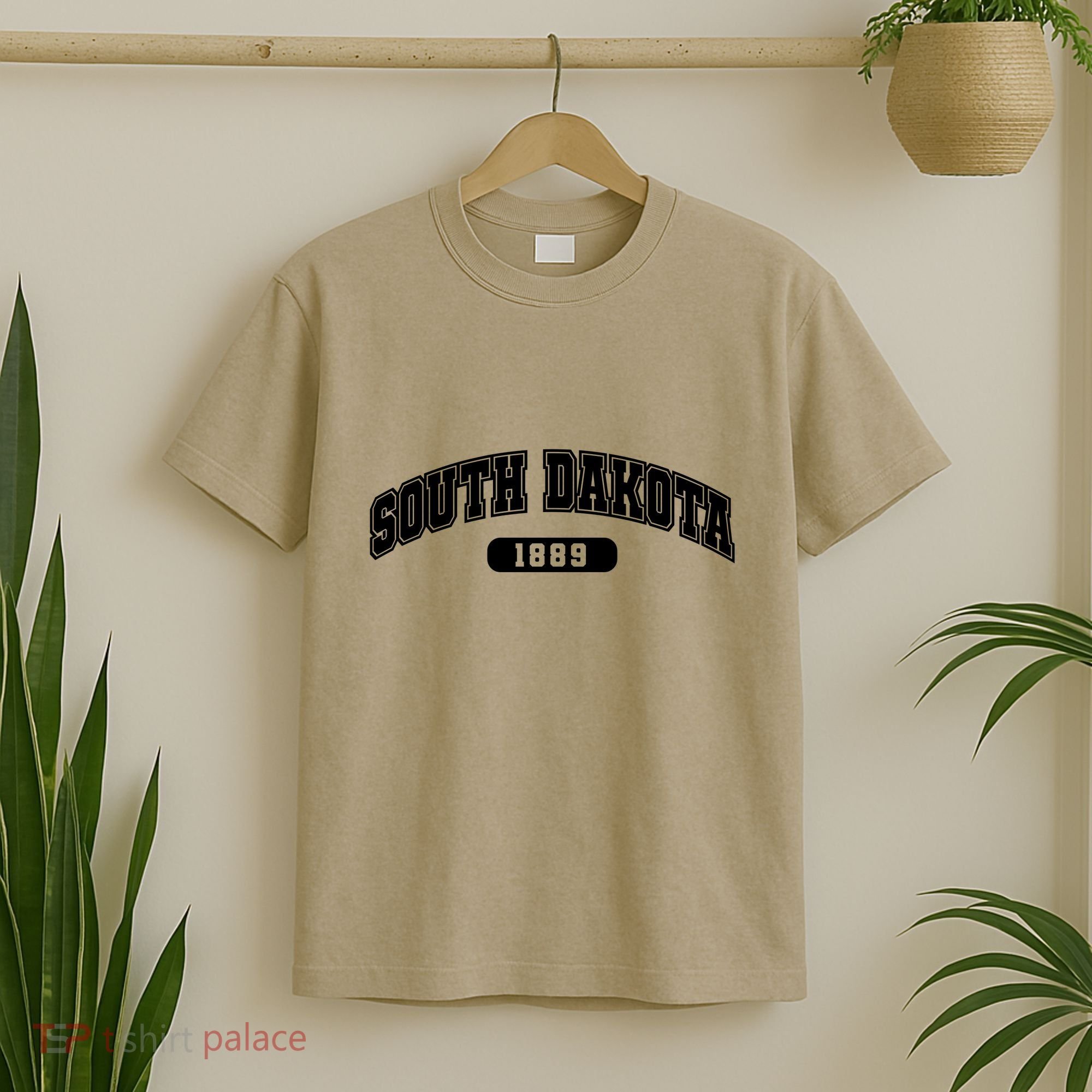 South Dakota Collegiate Style 1889 T-Shirt