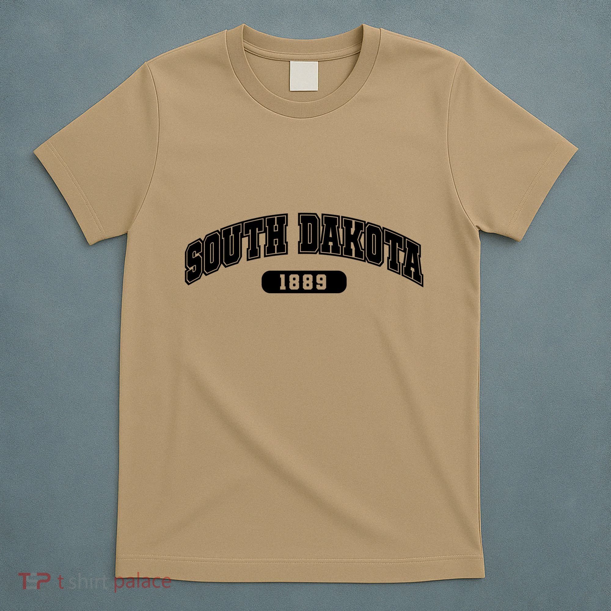 South Dakota Collegiate Style 1889 T-Shirt