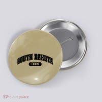 South Dakota Collegiate Style 1889 Button thumb 0
