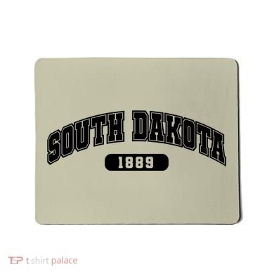 South Dakota Collegiate Style 1889 Mousepad