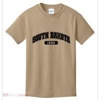 South Dakota Collegiate Style 1889 Kids T-Shirt thumb 0