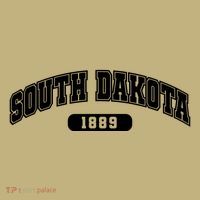 South Dakota Collegiate Style 1889 Kids T-Shirt thumb 2