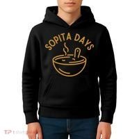 Soup Days - Comfort Food - Winter Vibes - Soup Bowl Kids Hoodie thumb 4