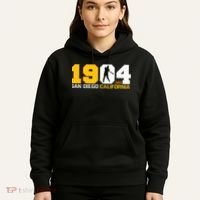 San Diego California Throwback 1904 Baseball Statue .394 Hoodie thumb 5
