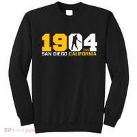 San Diego California Throwback 1904 Baseball Statue .394 Sweatshirt thumb 0