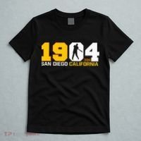 San Diego California Throwback 1904 Baseball Statue .394 T-Shirt thumb 5