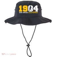 San Diego California Throwback 1904 Baseball Statue .394 Bucket Hat thumb 0