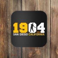 San Diego California Throwback 1904 Baseball Statue .394 Coaster thumb 0