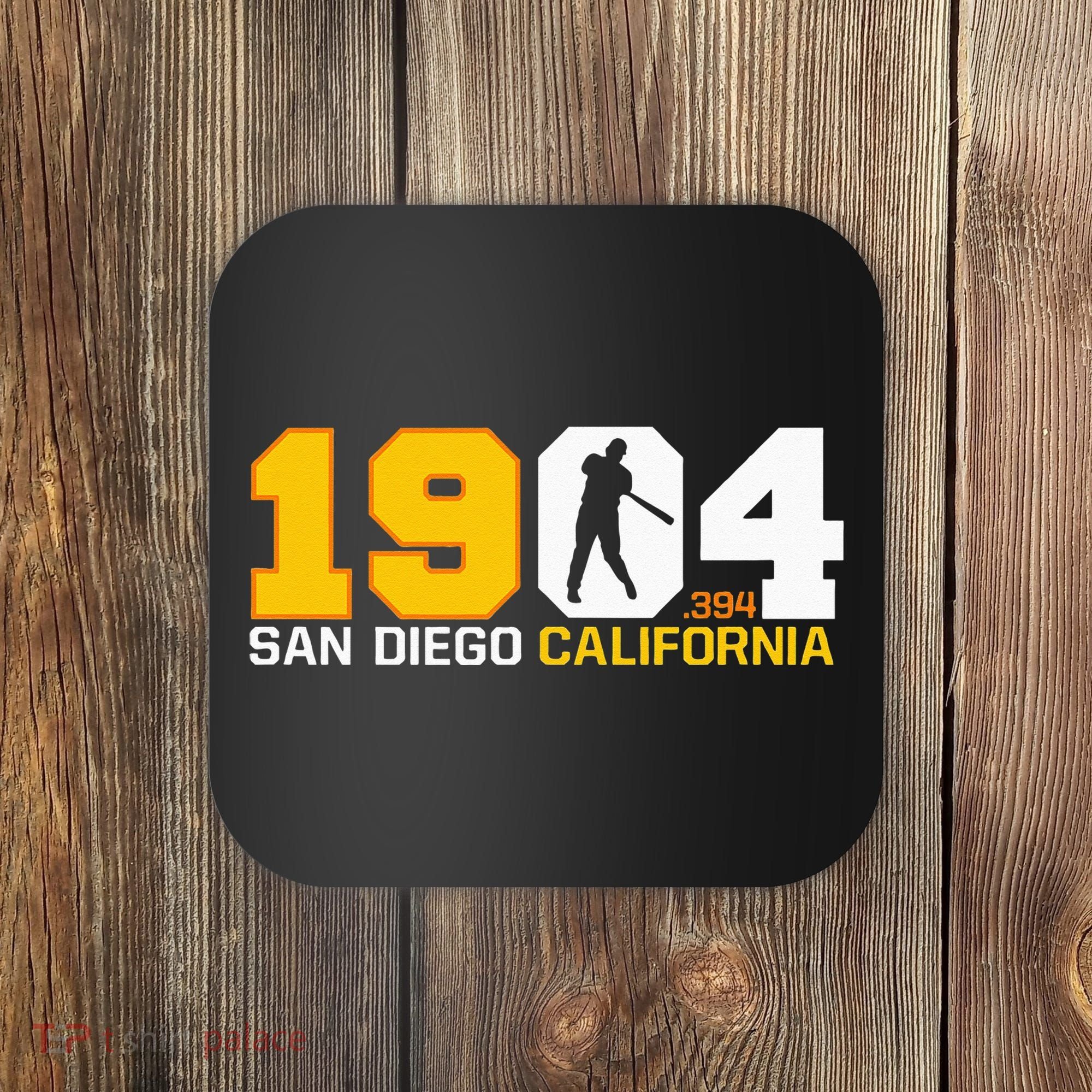 San Diego California Throwback 1904 Baseball Statue .394 Coaster