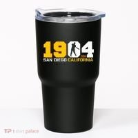 San Diego California Throwback 1904 Baseball Statue .394 Tumbler thumb 0