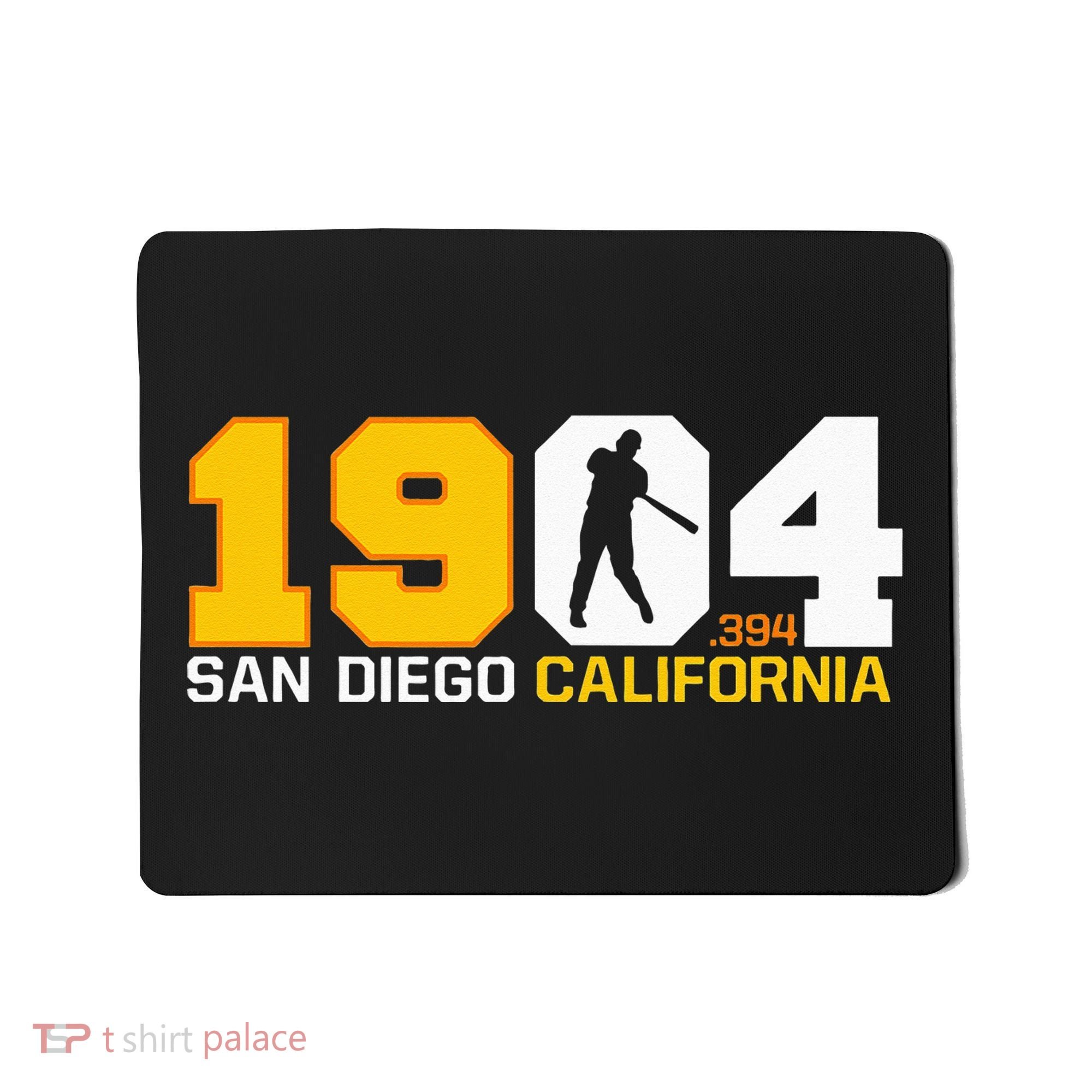 San Diego California Throwback 1904 Baseball Statue .394 Mousepad