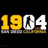 San Diego California Throwback 1904 Baseball Statue .394 Mousepad thumb 1