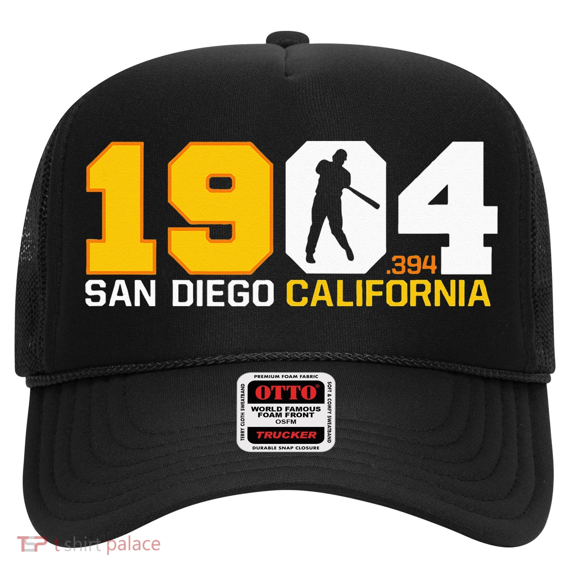 San Diego California Throwback 1904 Baseball Statue .394 Hat
