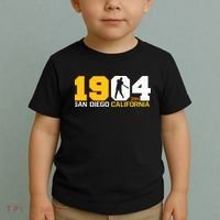 San Diego California Throwback 1904 Baseball Statue .394 Toddler T-Shirt thumb 2