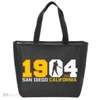 San Diego California Throwback 1904 Baseball Statue .394 Tote Bag thumb 0