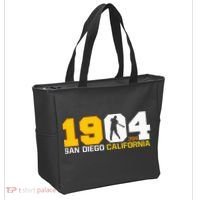 San Diego California Throwback 1904 Baseball Statue .394 Tote Bag thumb 2