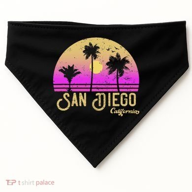 San Diego California USA-Made Doggie Bandana