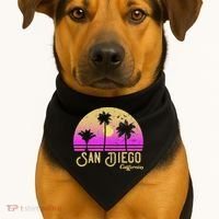 San Diego California USA-Made Doggie Bandana thumb 1