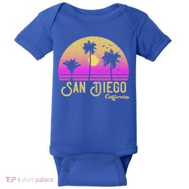 San Diego California Baby Bodysuit