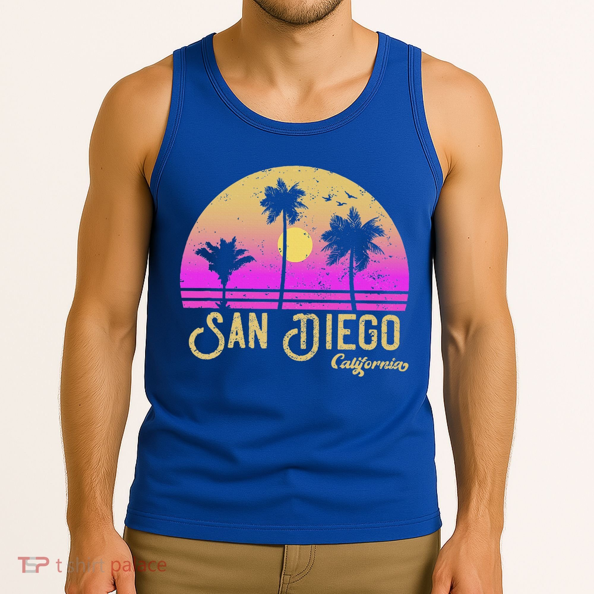 San Diego California Tank Top