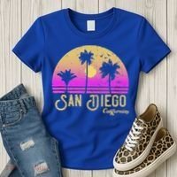 San Diego California Women's T-Shirt thumb 3