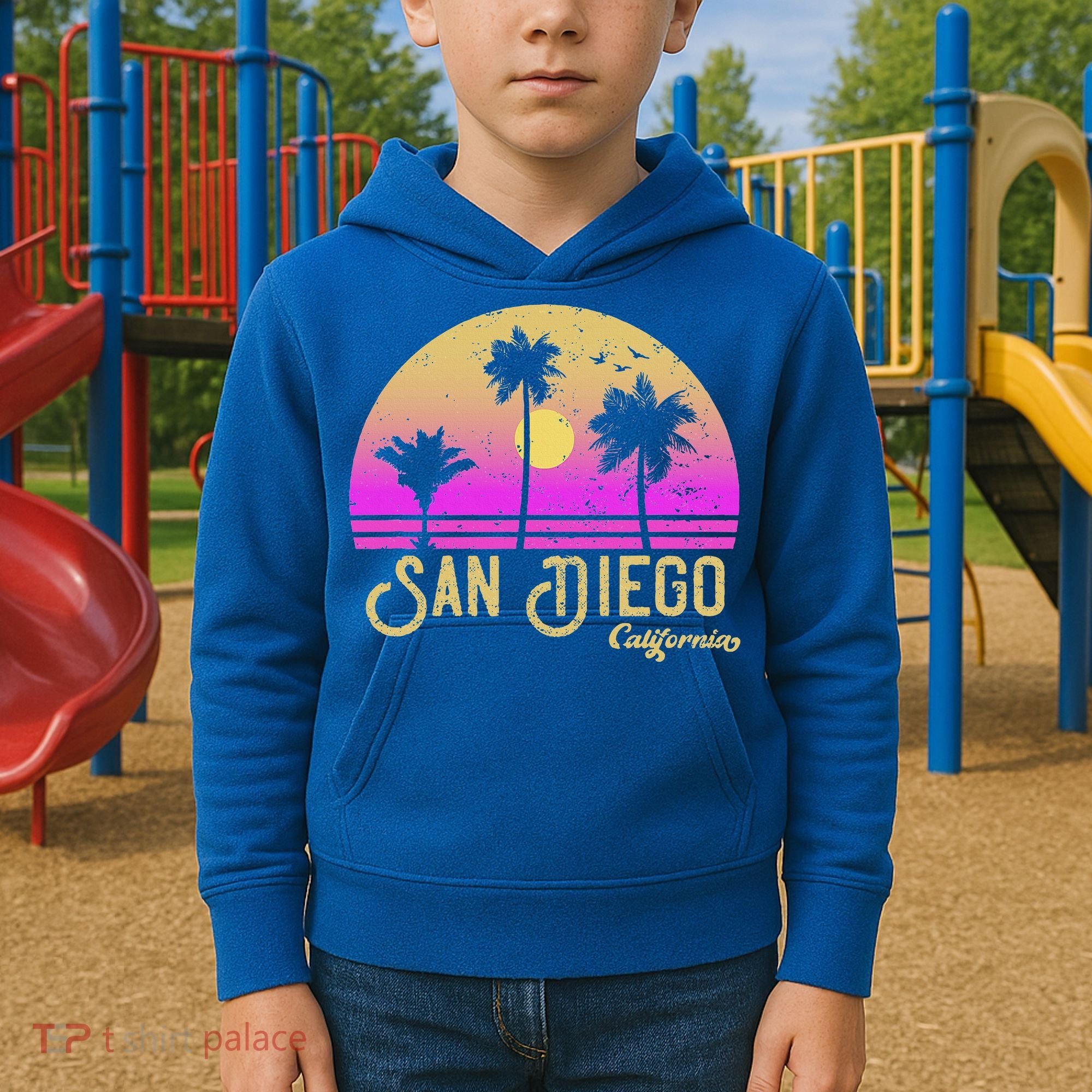 San Diego California Kids Hoodie