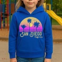 San Diego California Kids Hoodie thumb 3