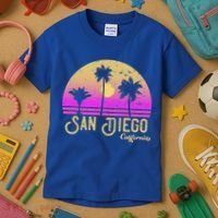 San Diego California Kids T-Shirt thumb 3
