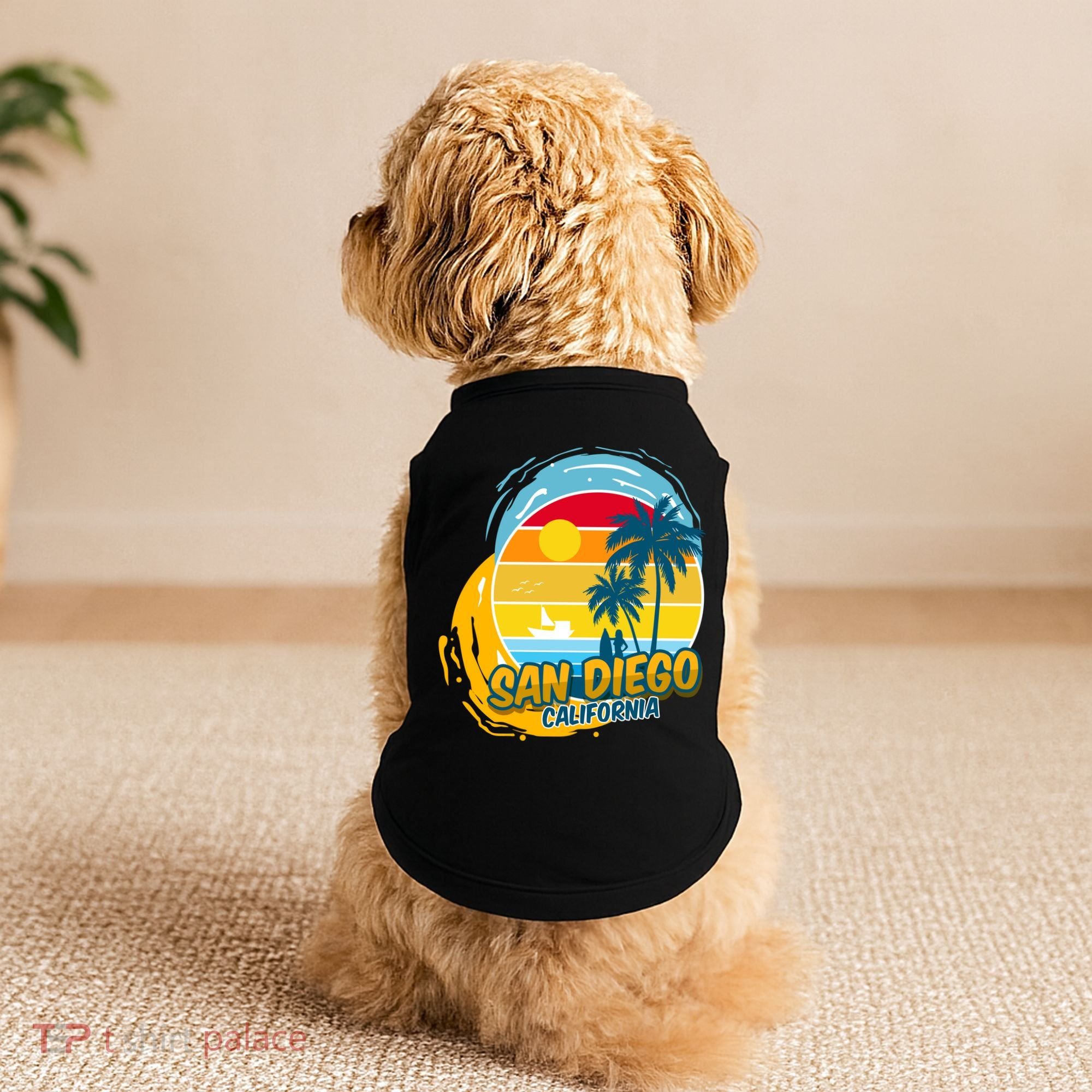 San Diego California Doggie Tank
