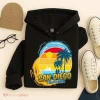 San Diego California Hoodie thumb 4