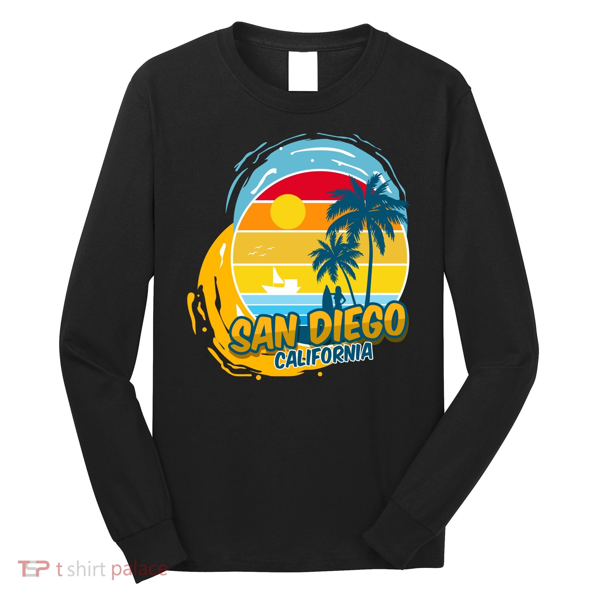 San Diego California Long Sleeve Shirt