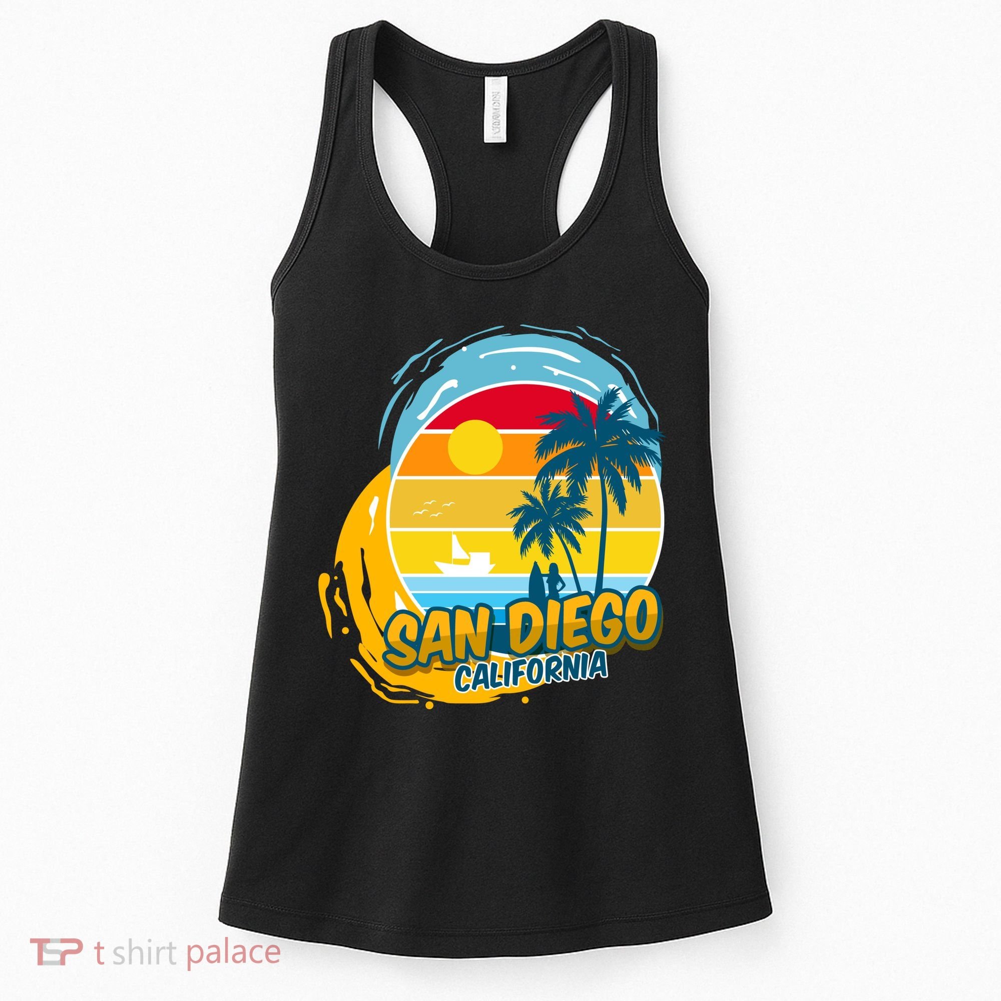 San Diego California Women's Tank Top