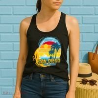 San Diego California Women's Tank Top thumb 2