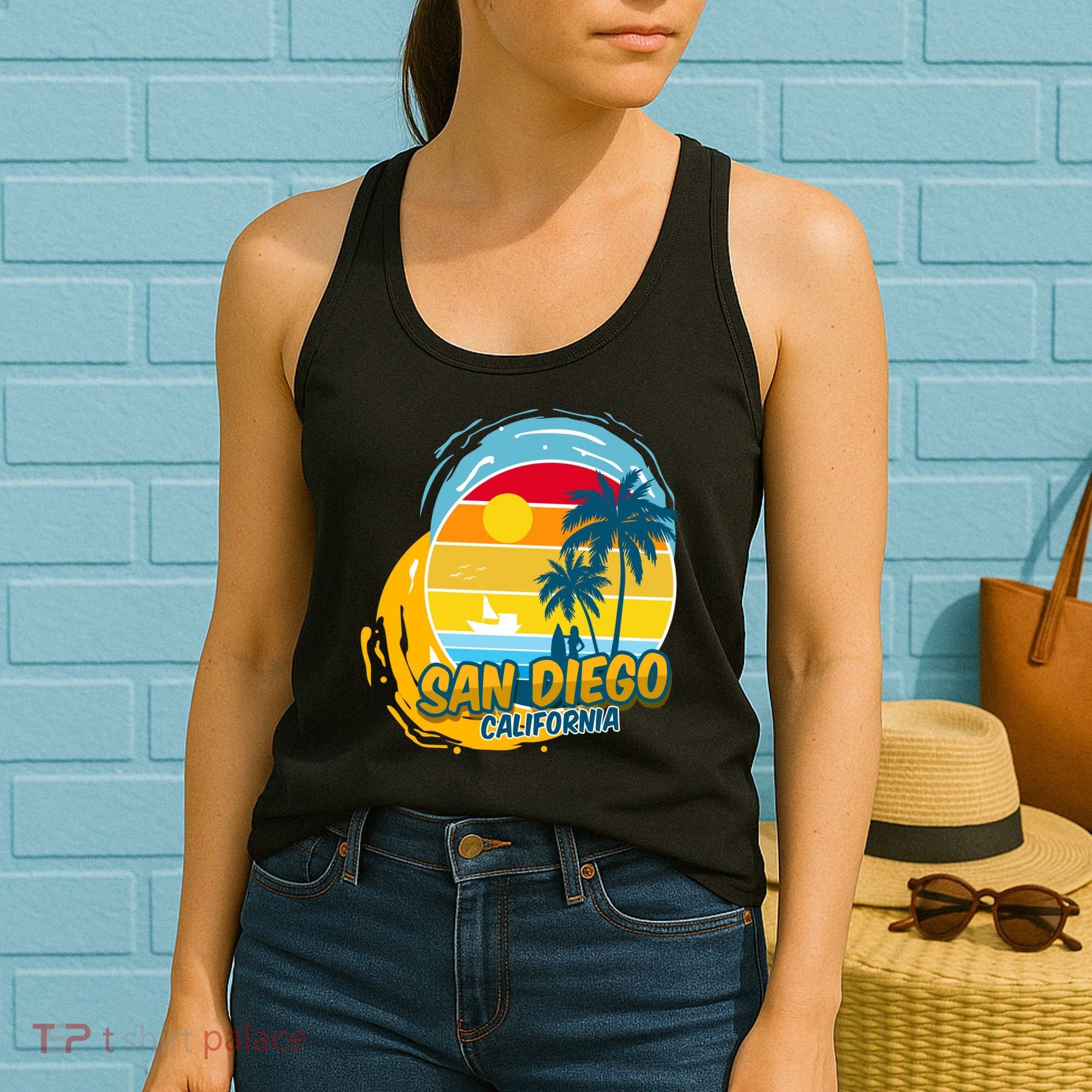 San Diego California Women's Tank Top