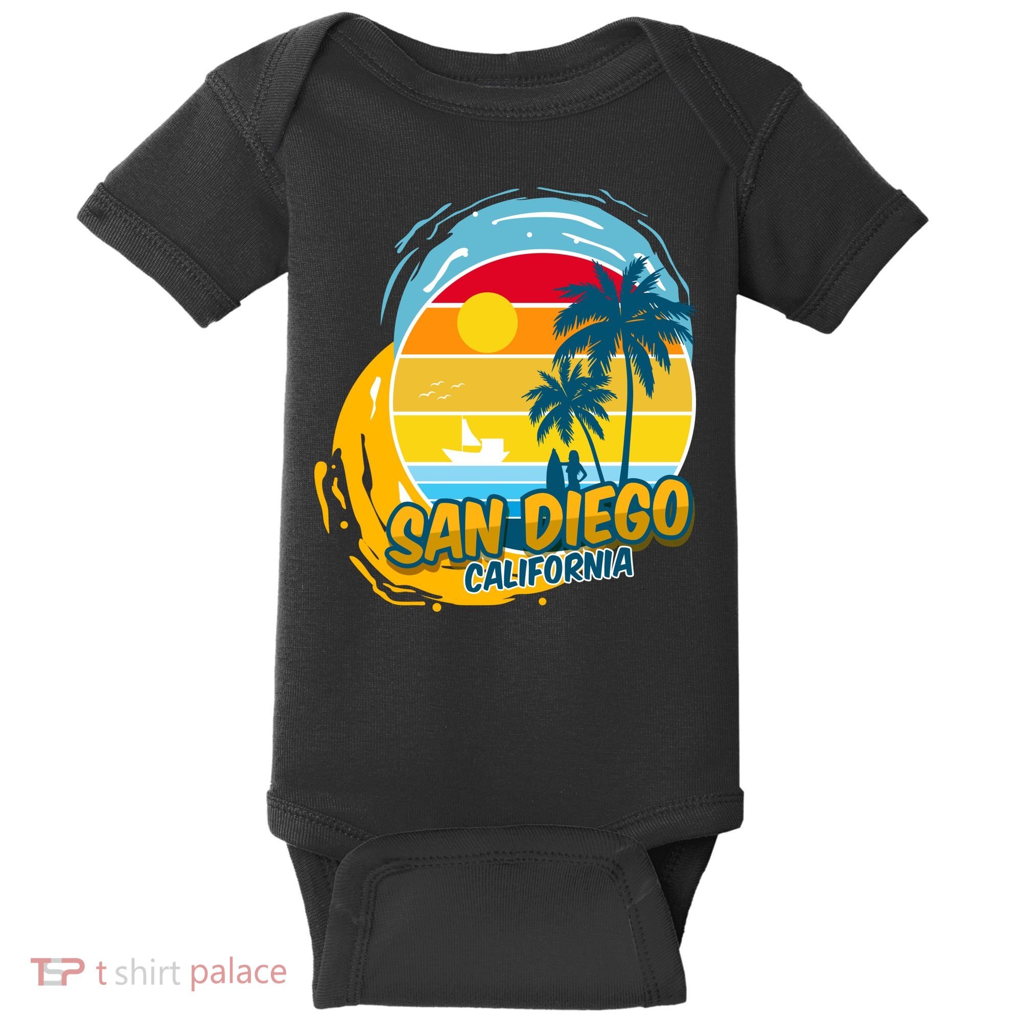 San Diego California Baby Bodysuit