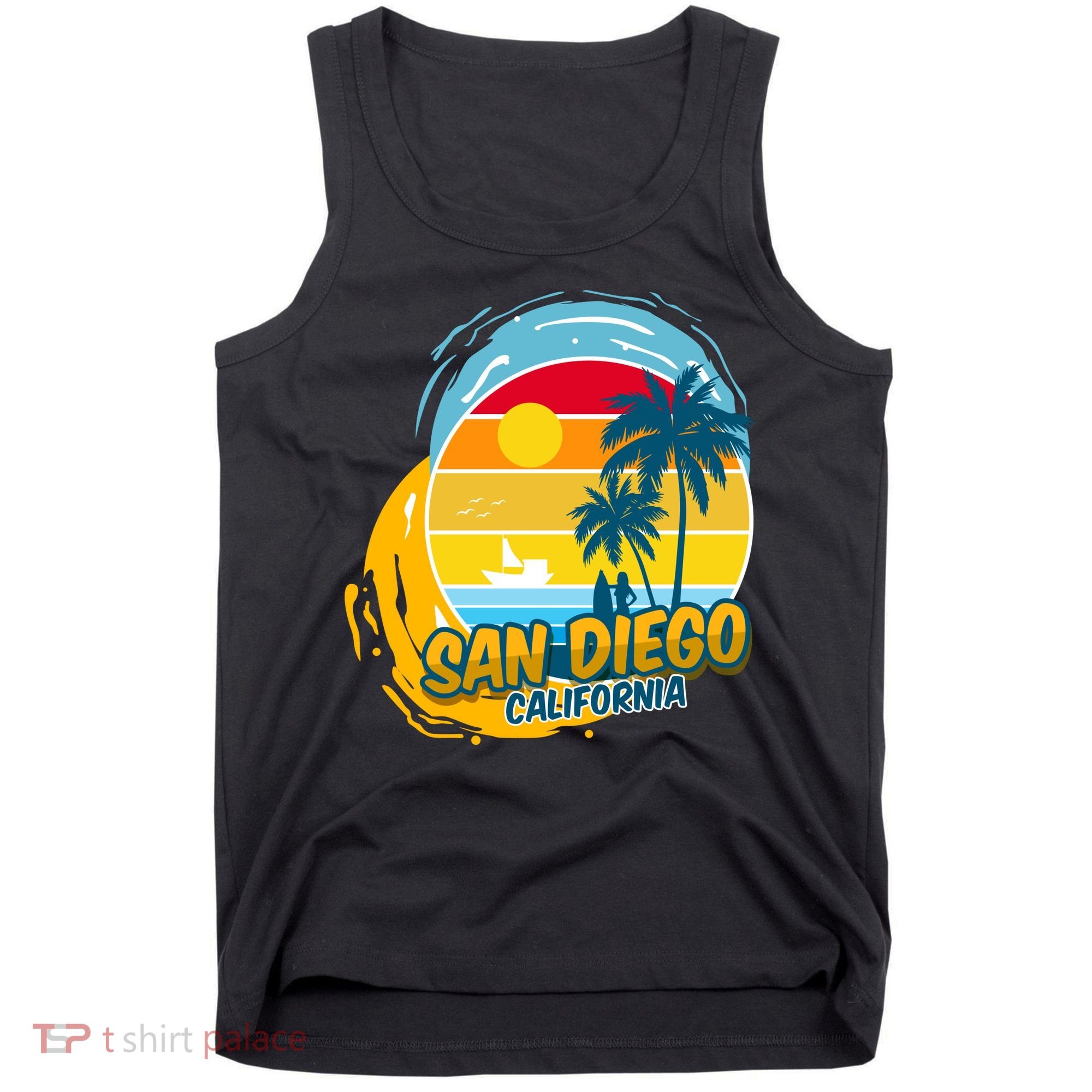 San Diego California Tank Top