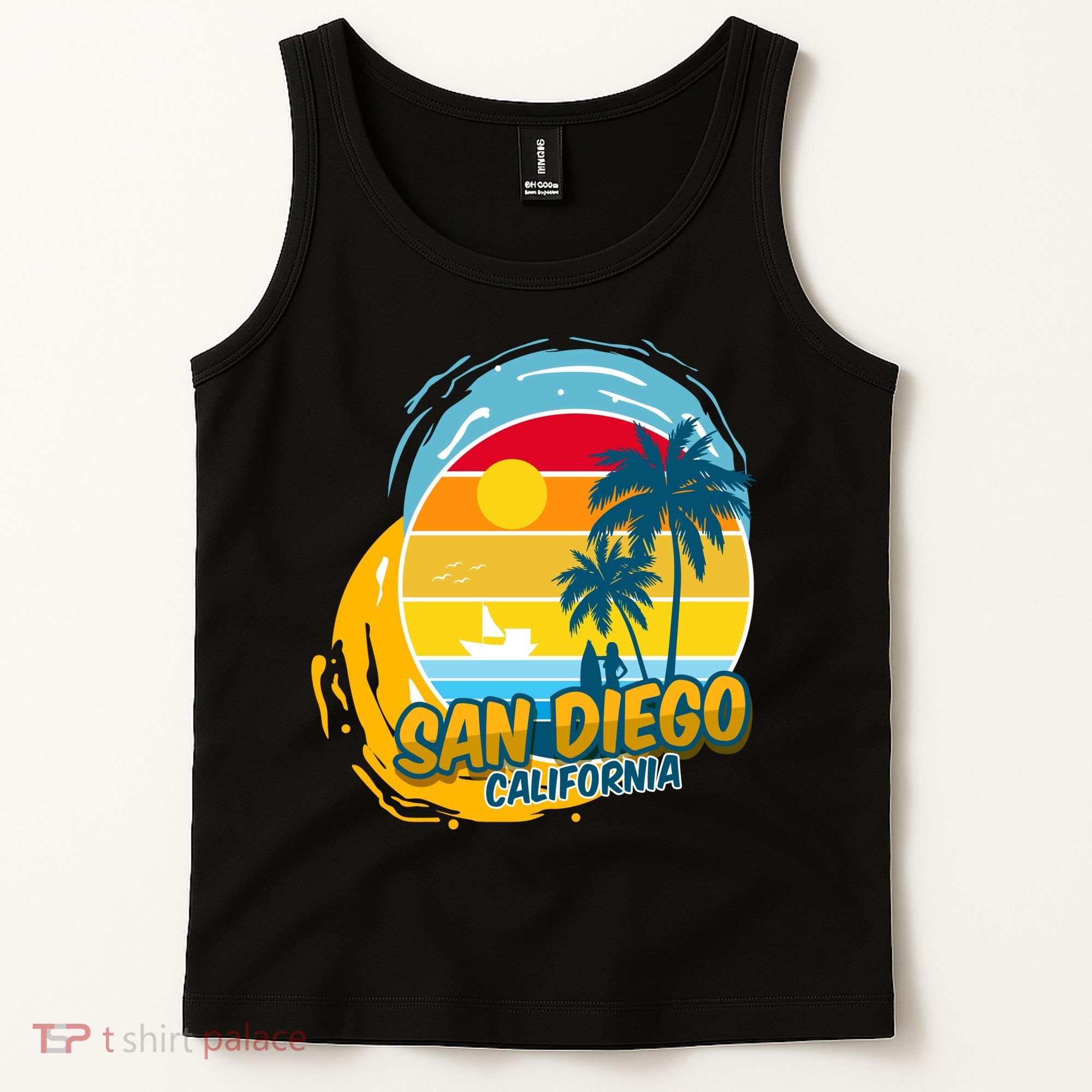 San Diego California Tank Top