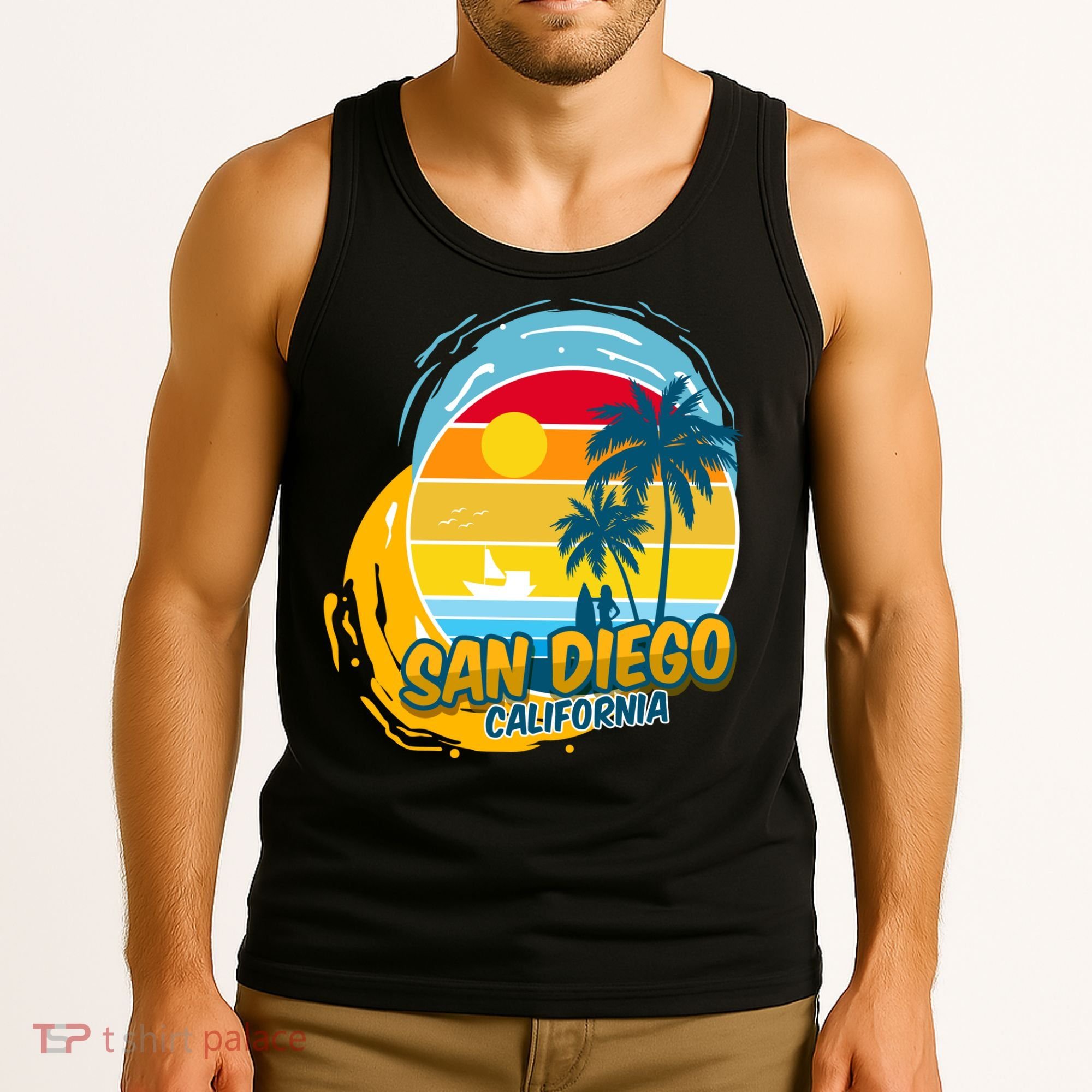 San Diego California Tank Top