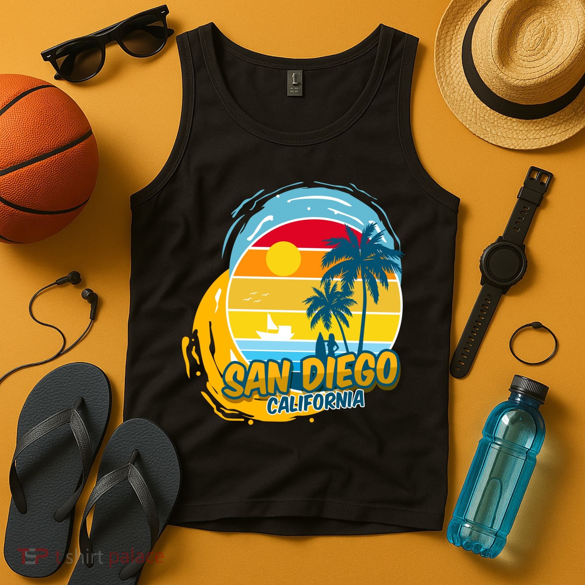 San Diego California Tank Top