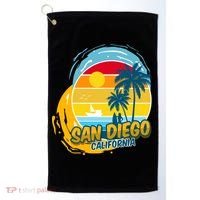 San Diego California Golf Towel thumb 0