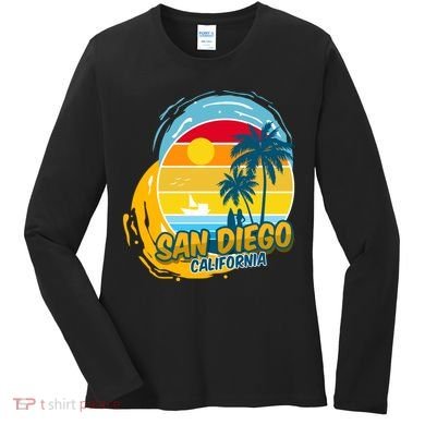 San Diego California Women's Long Sleeve Shirt