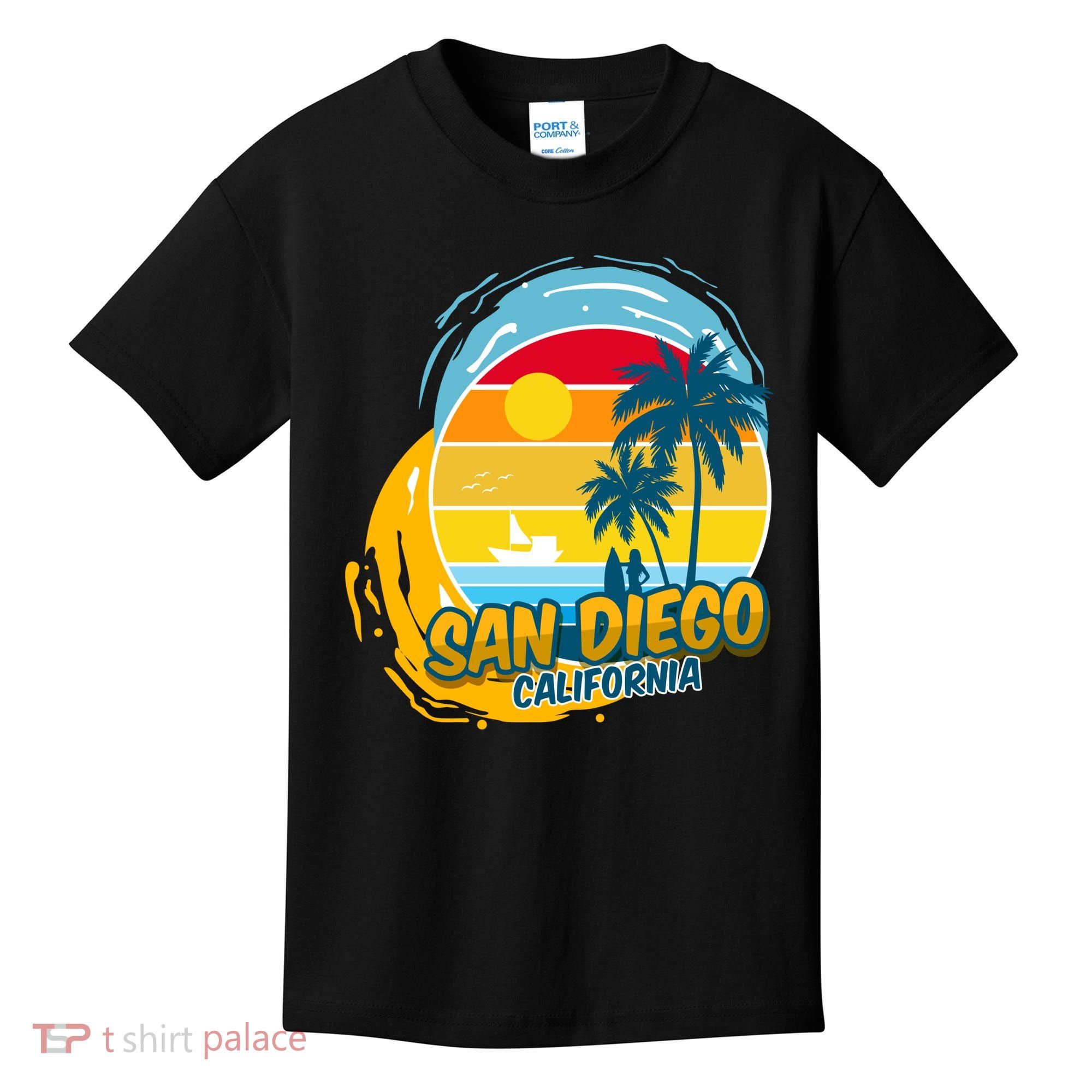 San Diego California Kids T-Shirt