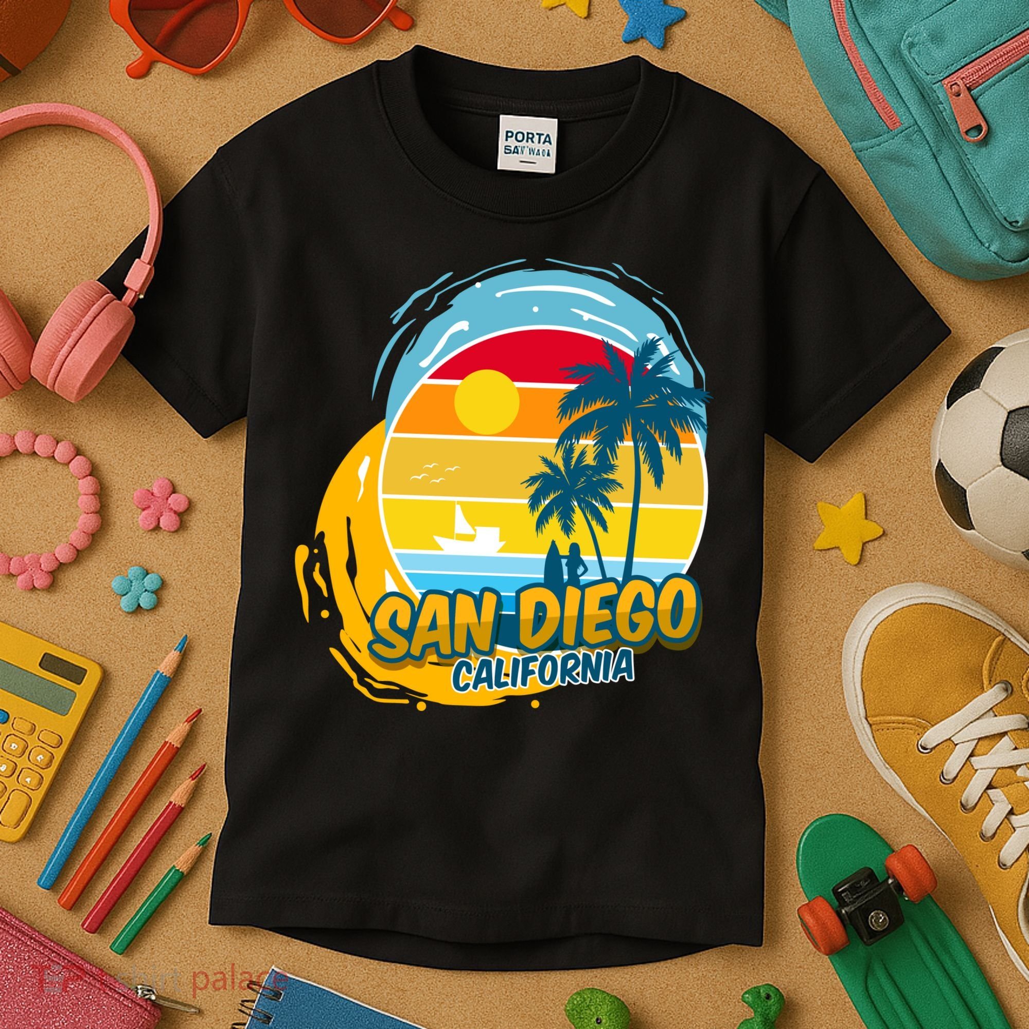San Diego California Kids T-Shirt