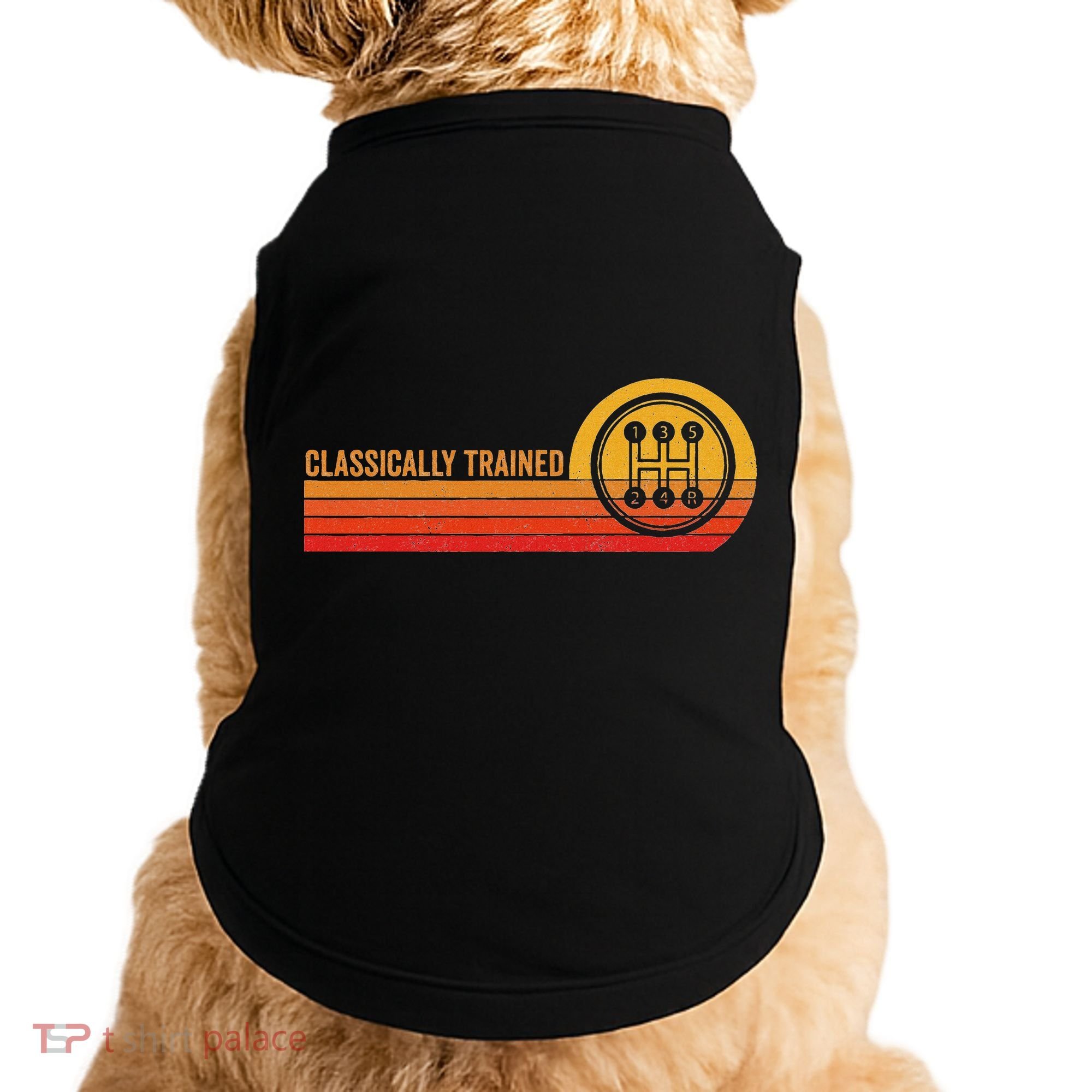 Stick Driver Classically Trained Manual Transmission Retro Doggie Tank