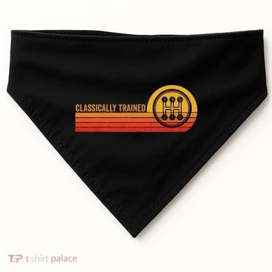 Stick Driver Classically Trained Manual Transmission Retro USA-Made Doggie Bandana