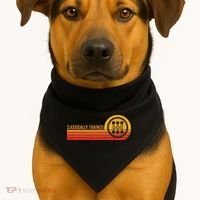 Stick Driver Classically Trained Manual Transmission Retro USA-Made Doggie Bandana thumb 1
