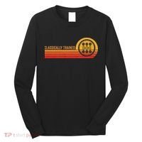 Stick Driver Classically Trained Manual Transmission Retro Long Sleeve Shirt thumb 0