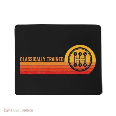 Stick Driver Classically Trained Manual Transmission Retro Mousepad