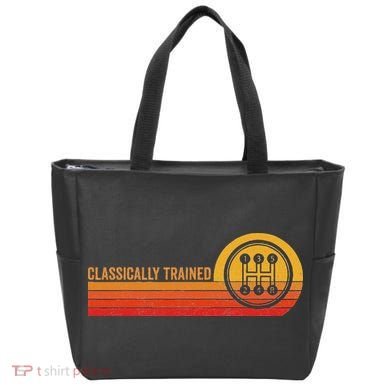 Stick Driver Classically Trained Manual Transmission Retro Tote Bag