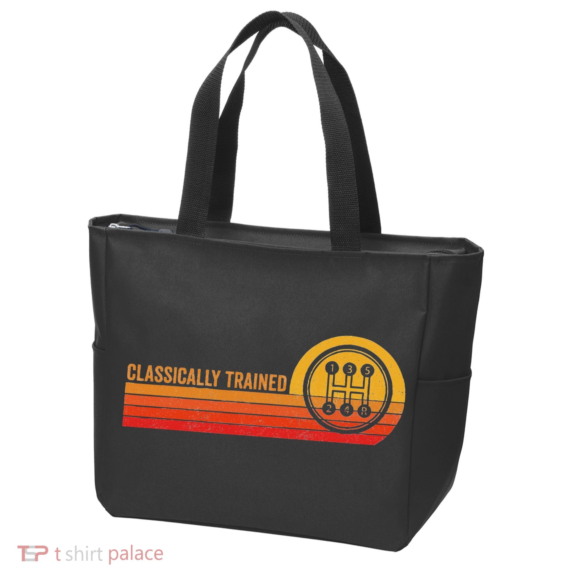 Stick Driver Classically Trained Manual Transmission Retro Tote Bag